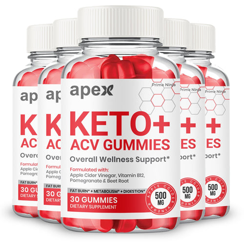 (5 Pack) Apex Keto Gummies - Gold Nutra
