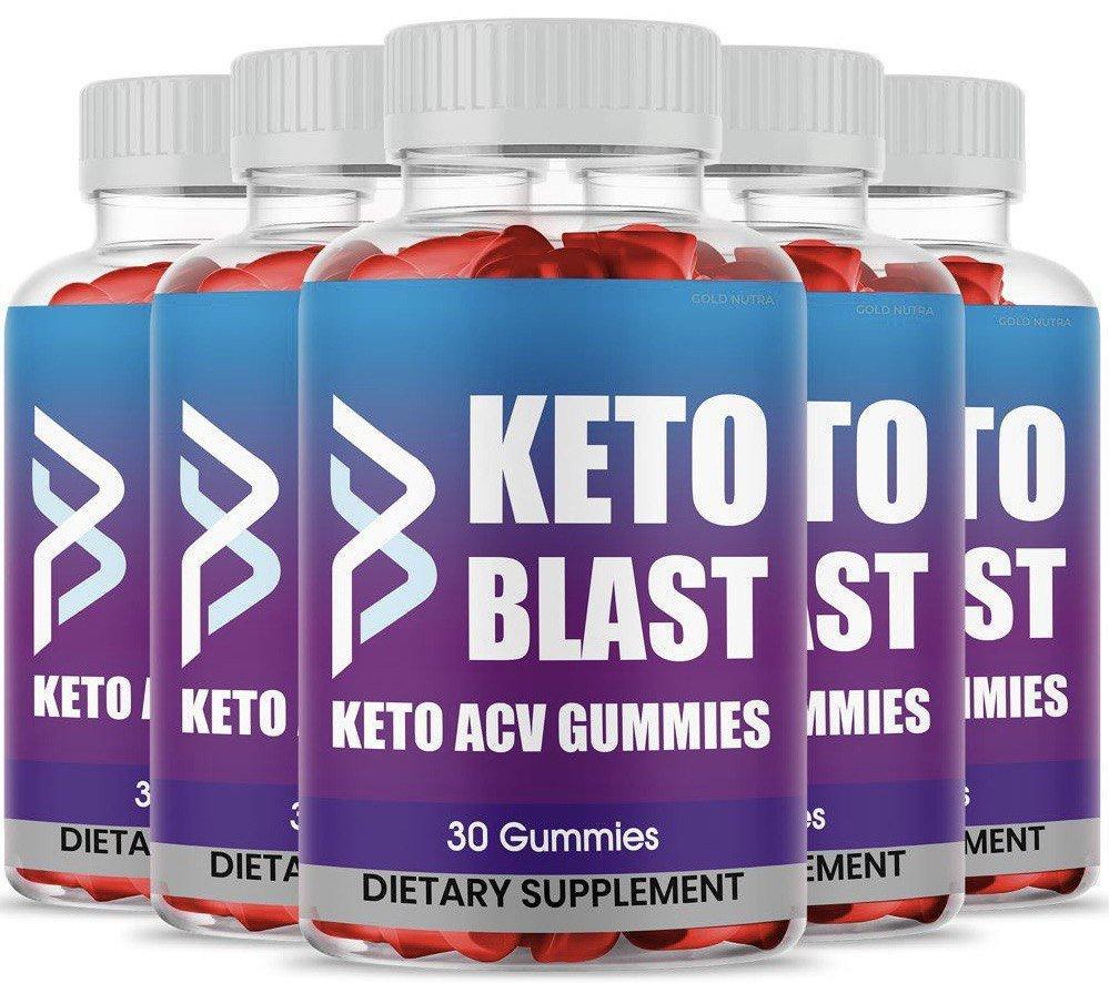 (5 Pack) Keto Blast Gummies - Gold Nutra