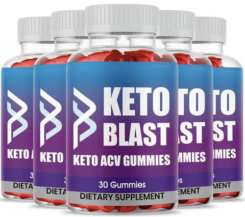 (5 Pack) Keto Blast Gummies - Gold Nutra