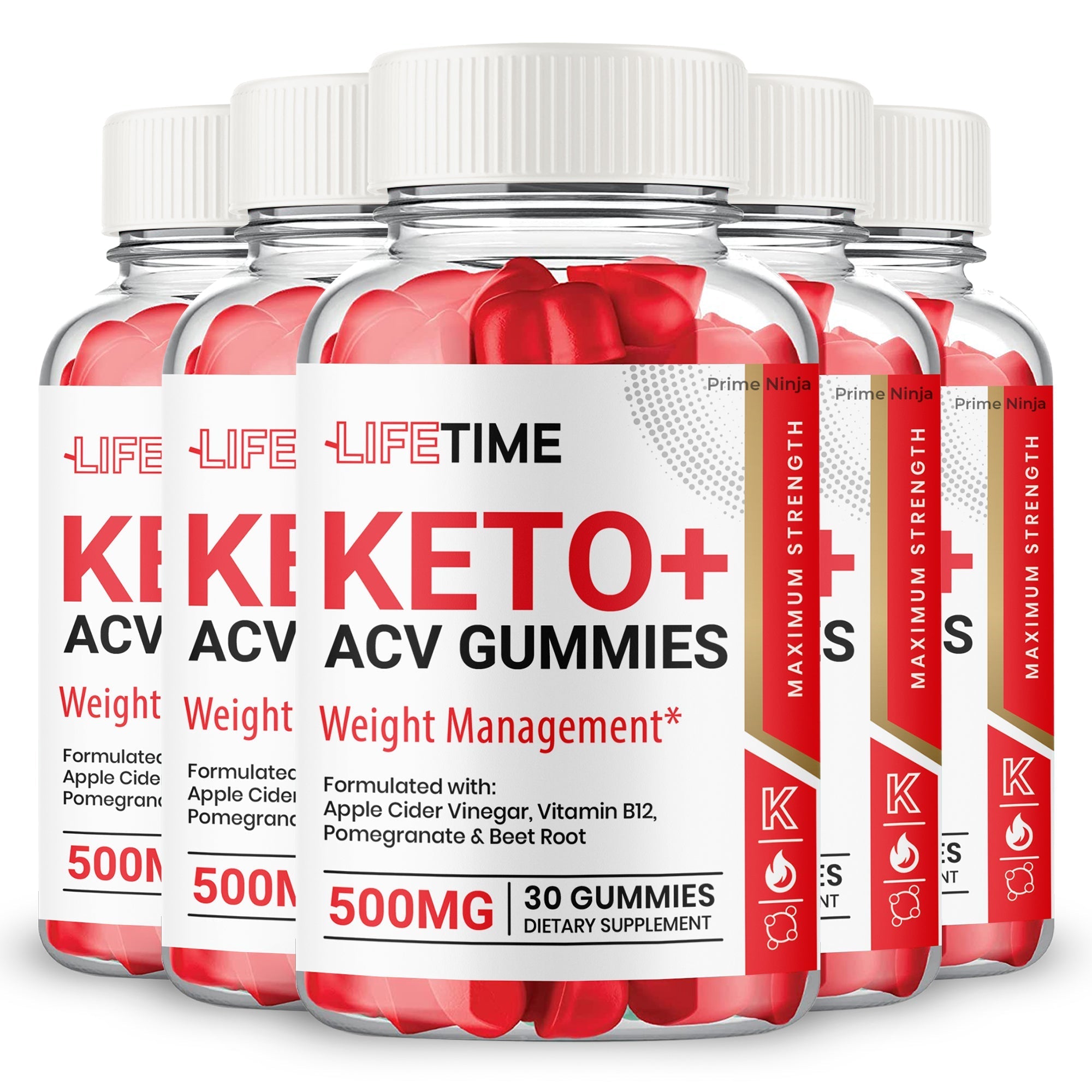 (5 pack) Lifetime Keto - Gold Nutra