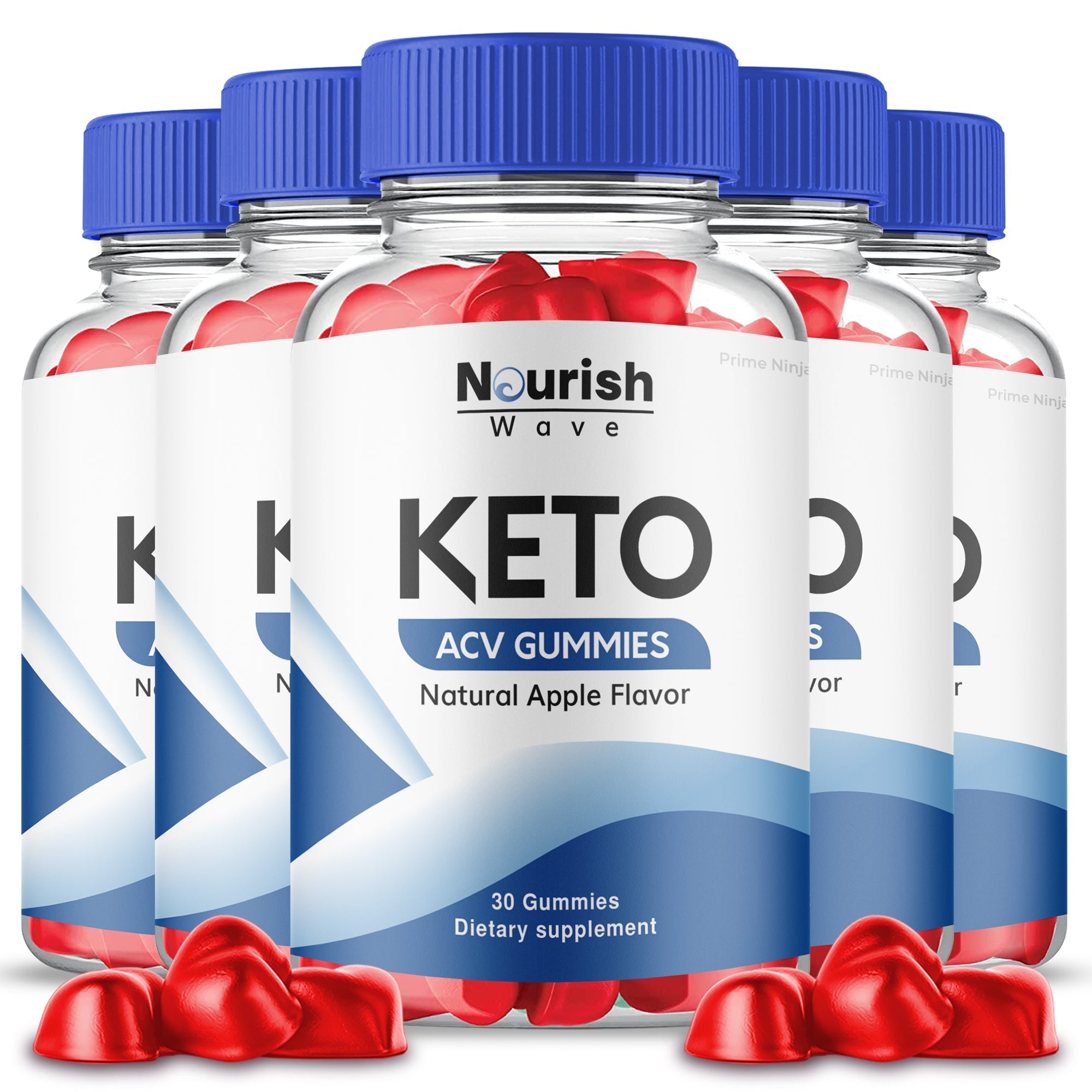 (5 Pack) Nourish Wave ACV Keto Gummies - Vita Hot Deals