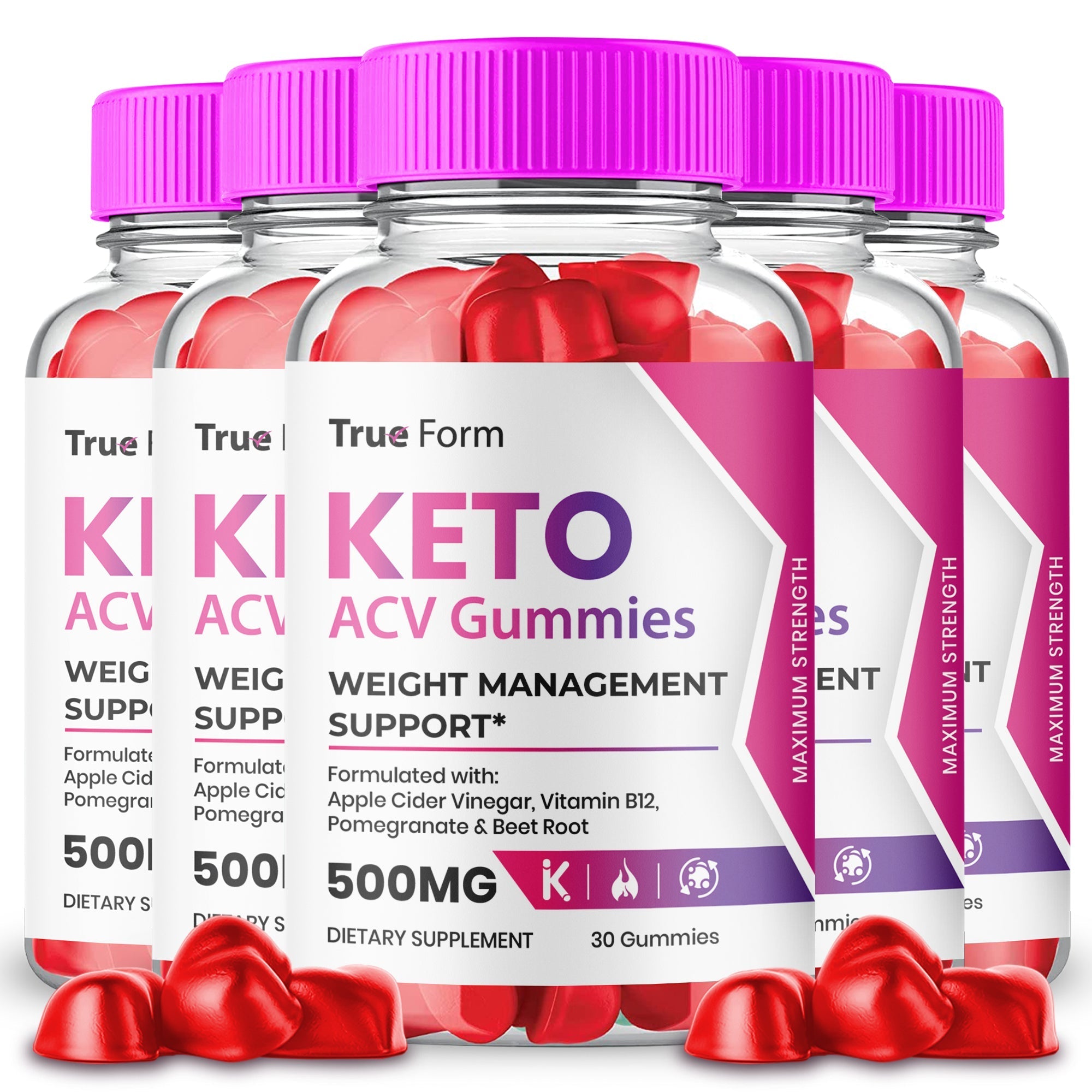 (5 Pack) True Form Keto ACV - Vita Hot Deals