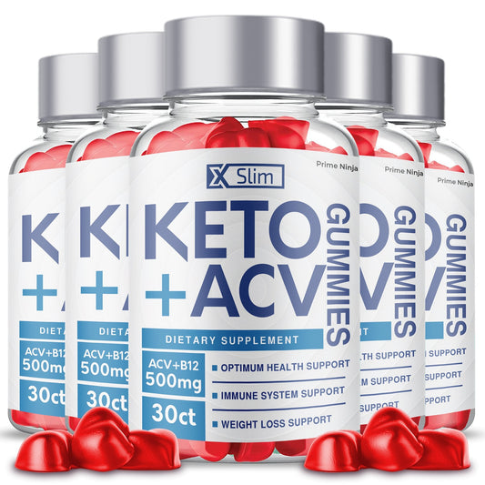 (5 Pack) XSlim Keto ACV Keto Gummies - Vita Hot Deals
