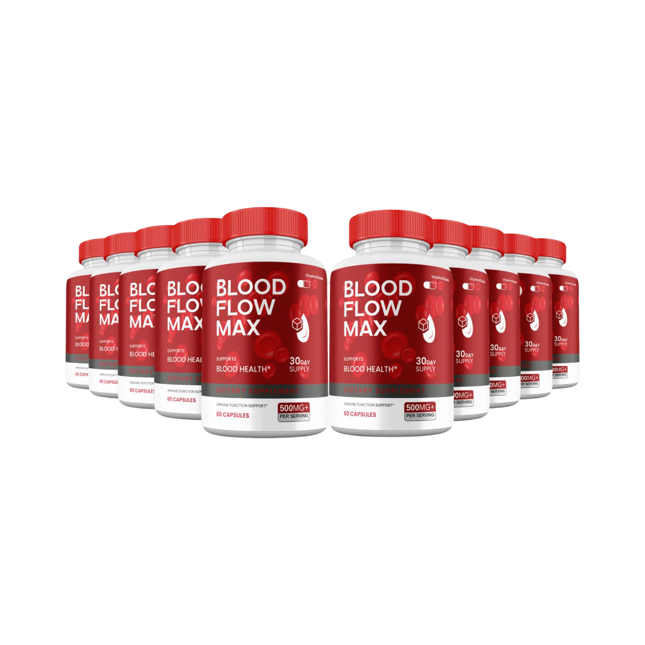 Blood Flow Max capsules (10 Pack)