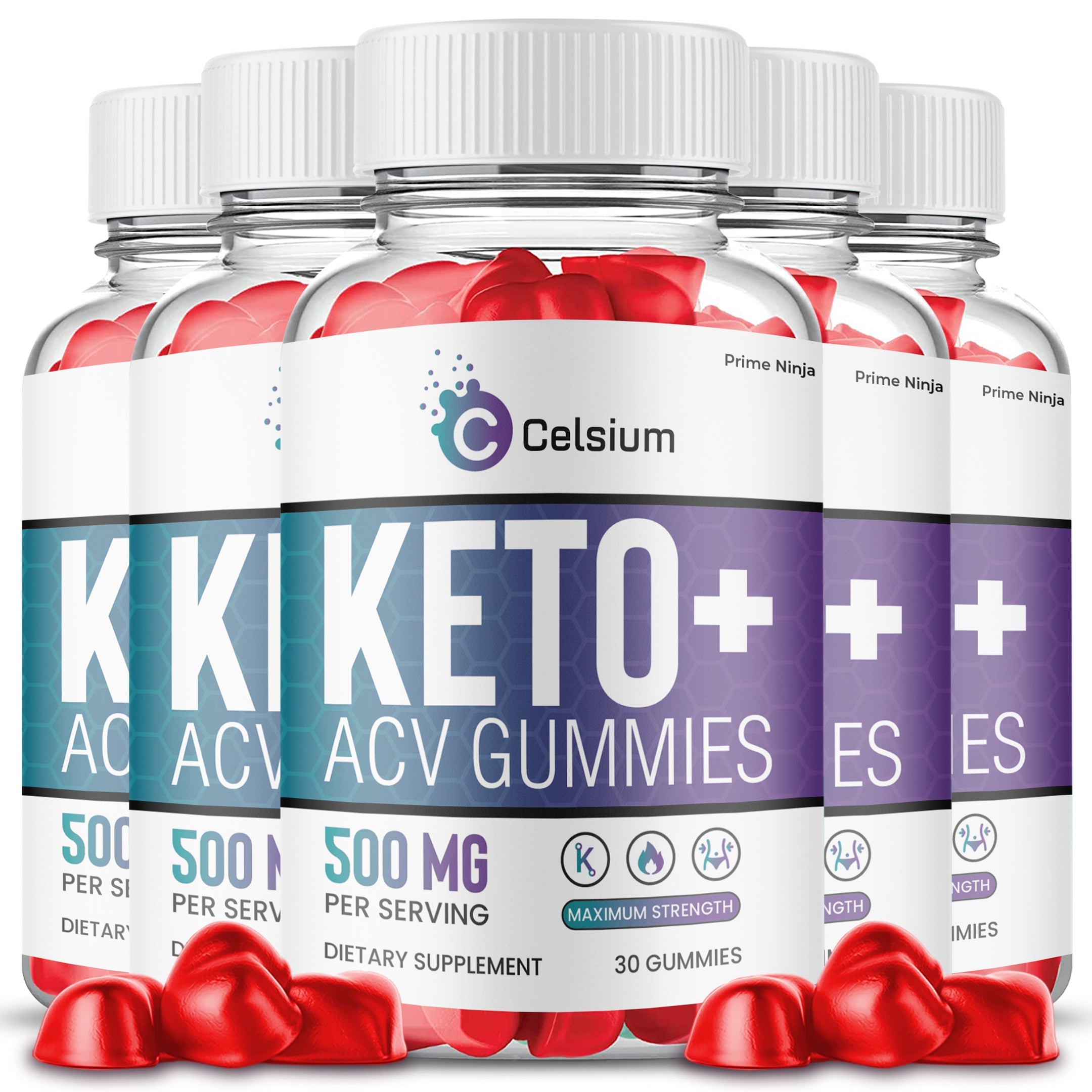 Celsium Keto ACV Gummies (5 Pack)