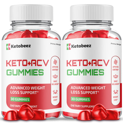 Ketobeez Keto ACV Gummies (2 Pack)