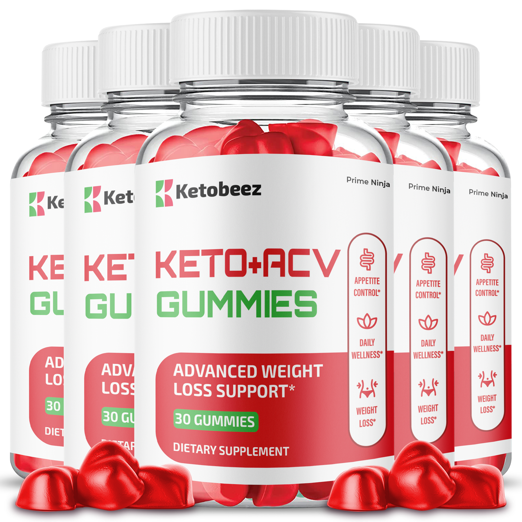 Ketobeez Keto ACV Gummies (5 Pack)