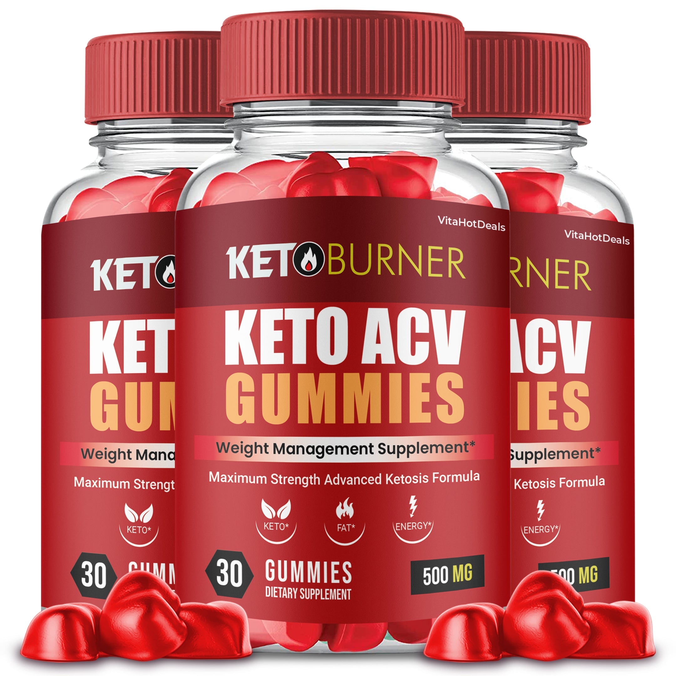 Keto Burner ACV Gummies (3 Pack)