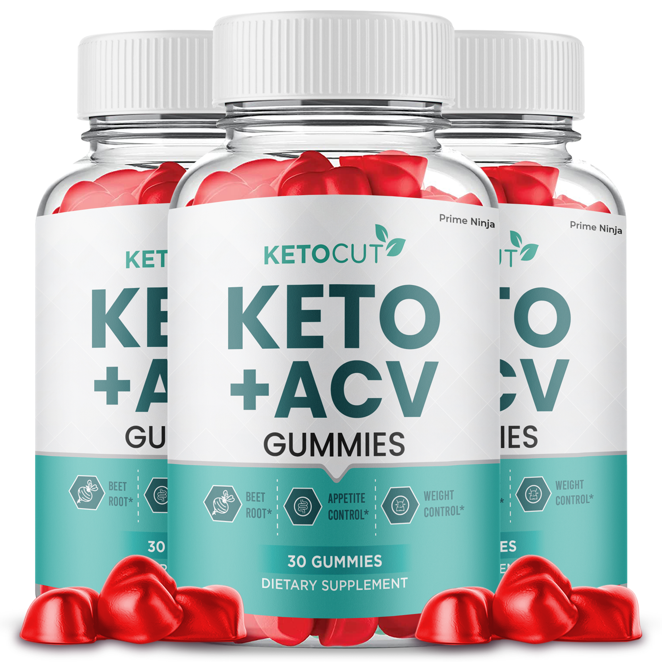 KetoCut Keto ACV Gummies (3 Pack)