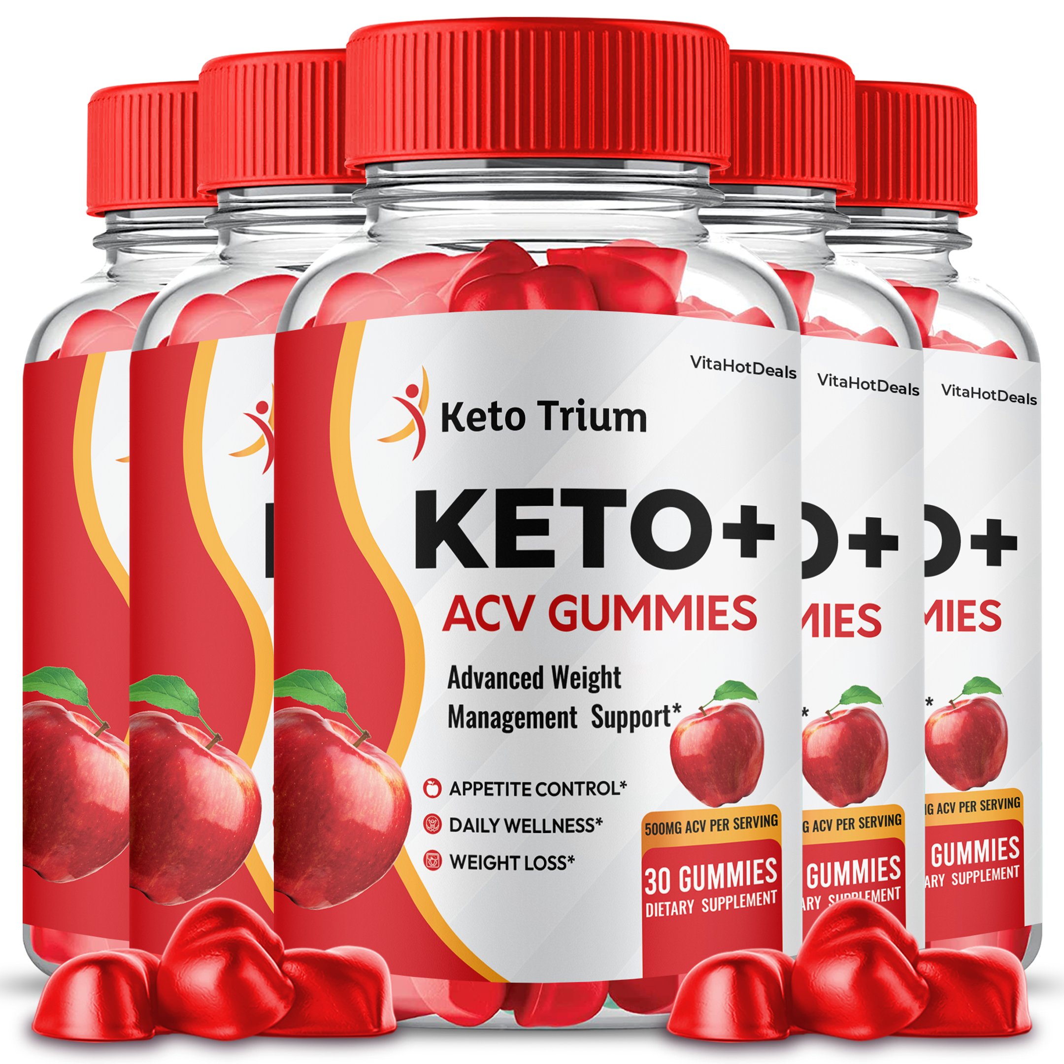 Keto Trium ACV Gummies (5 Pack)