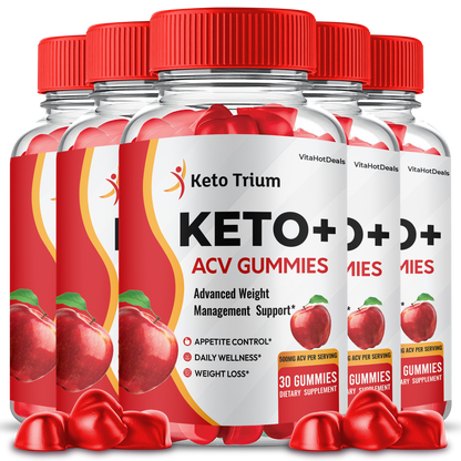Keto Trium ACV Gummies (5 Pack)