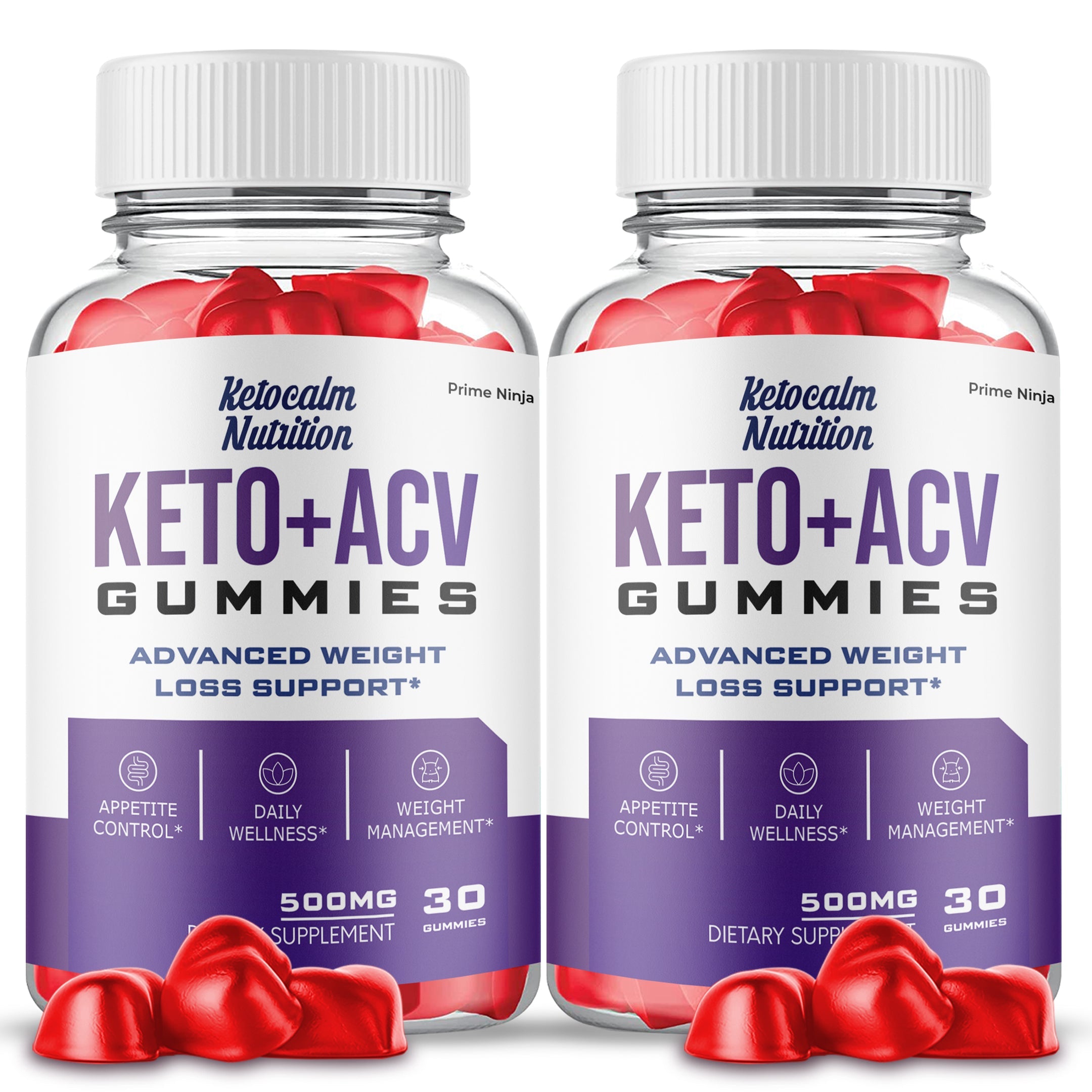 Ketocalm Nutrition Keto ACV Gummies (2 Pack)