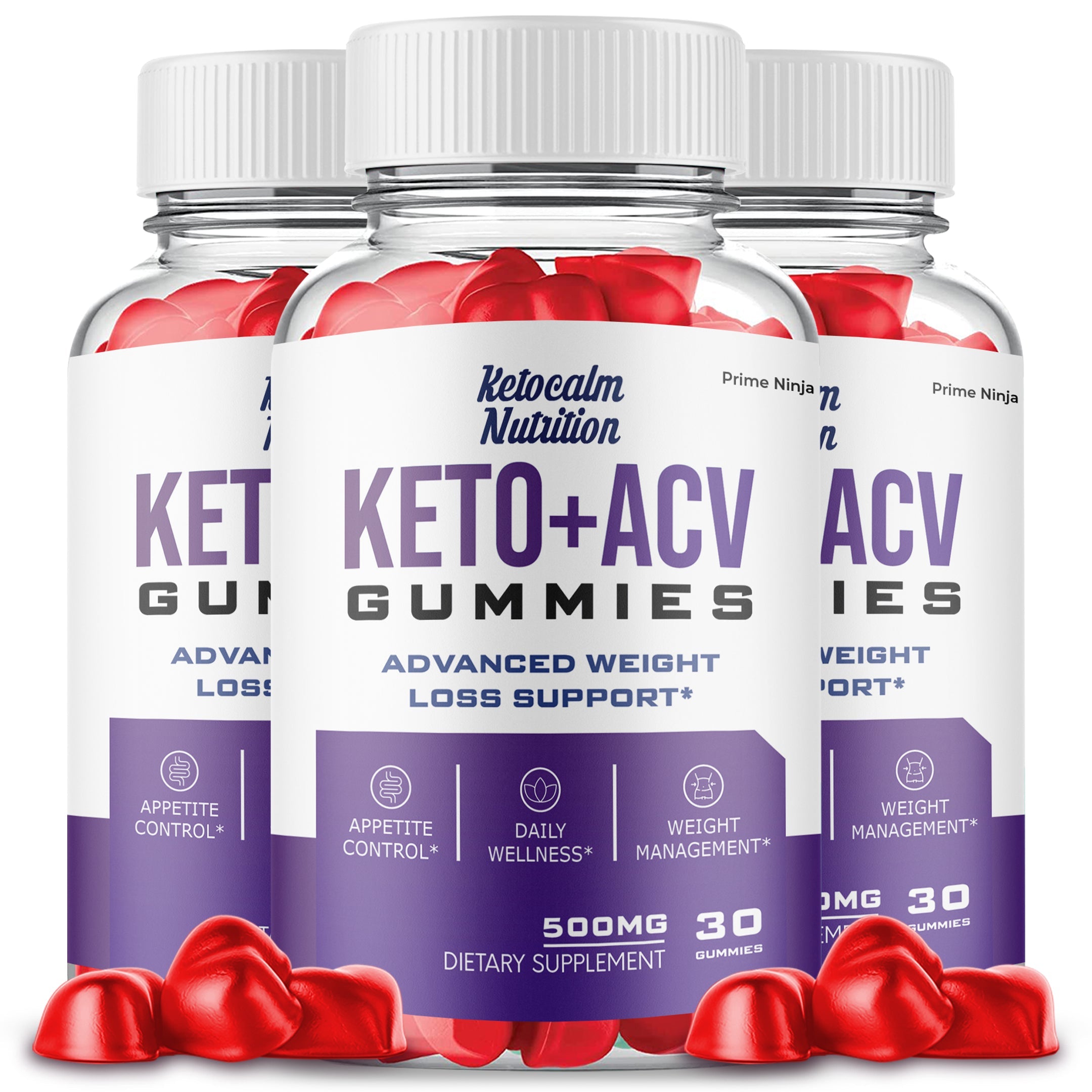 Ketocalm Nutrition Keto ACV Gummies (3 Pack)