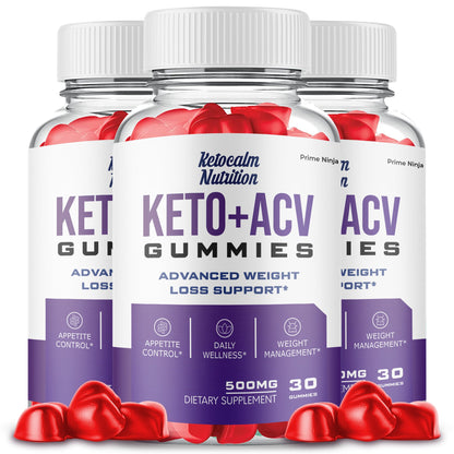 Ketocalm Nutrition Keto ACV Gummies (3 Pack)