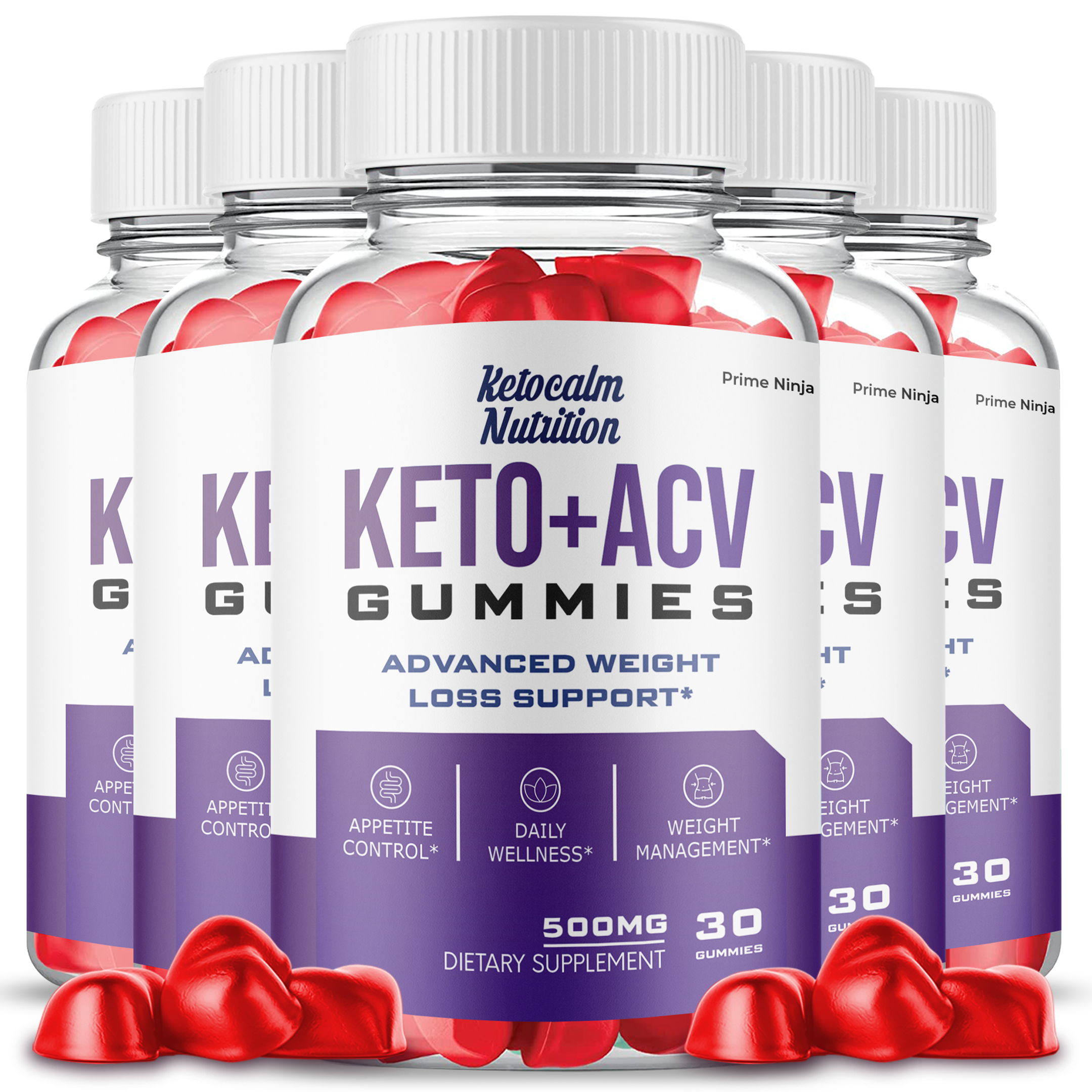 Ketocalm Nutrition Keto ACV Gummies (5 Pack)