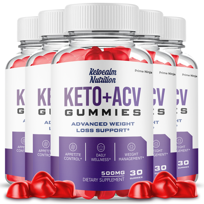 Ketocalm Nutrition Keto ACV Gummies (5 Pack)