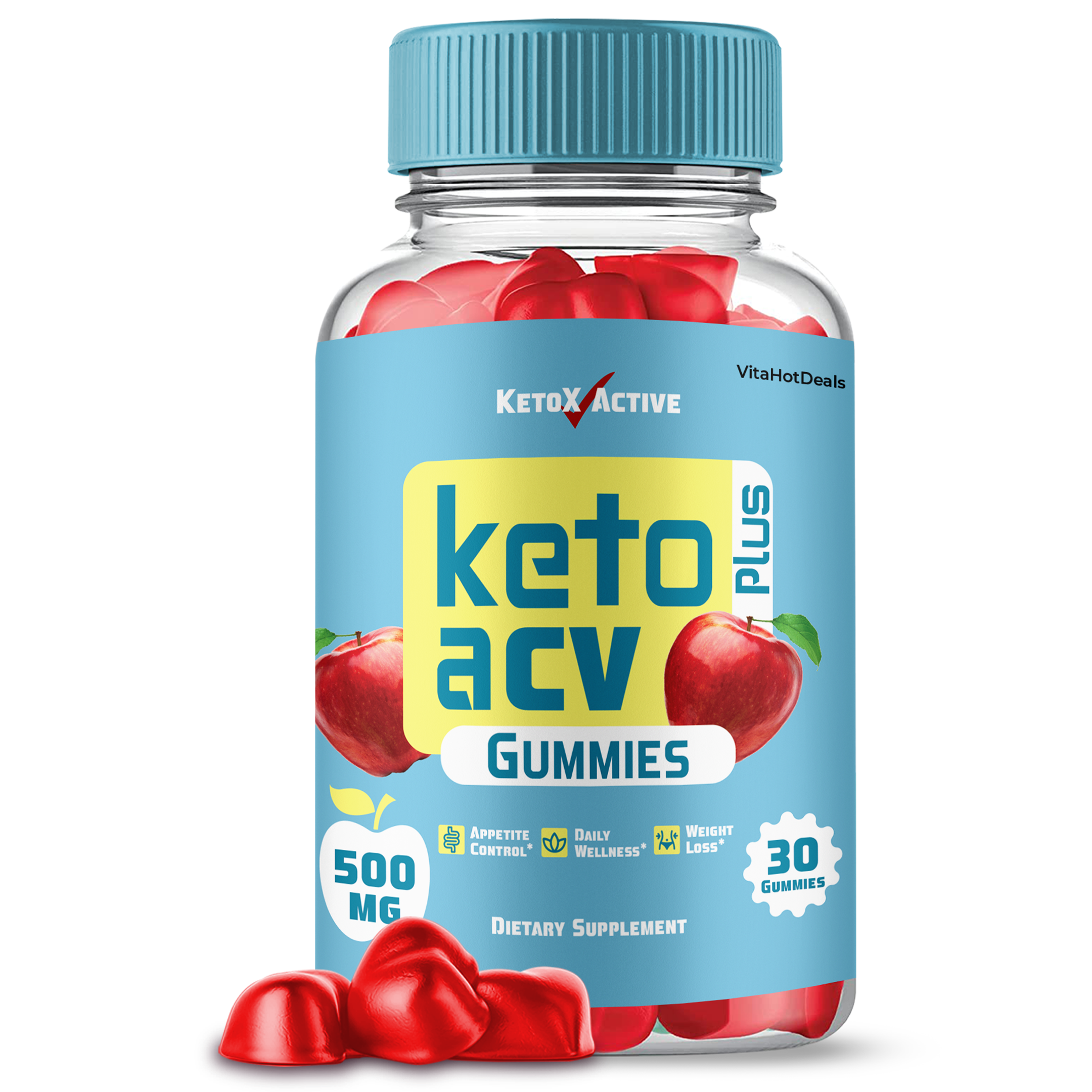 KetoX active ACV Gummies (1 Pack)
