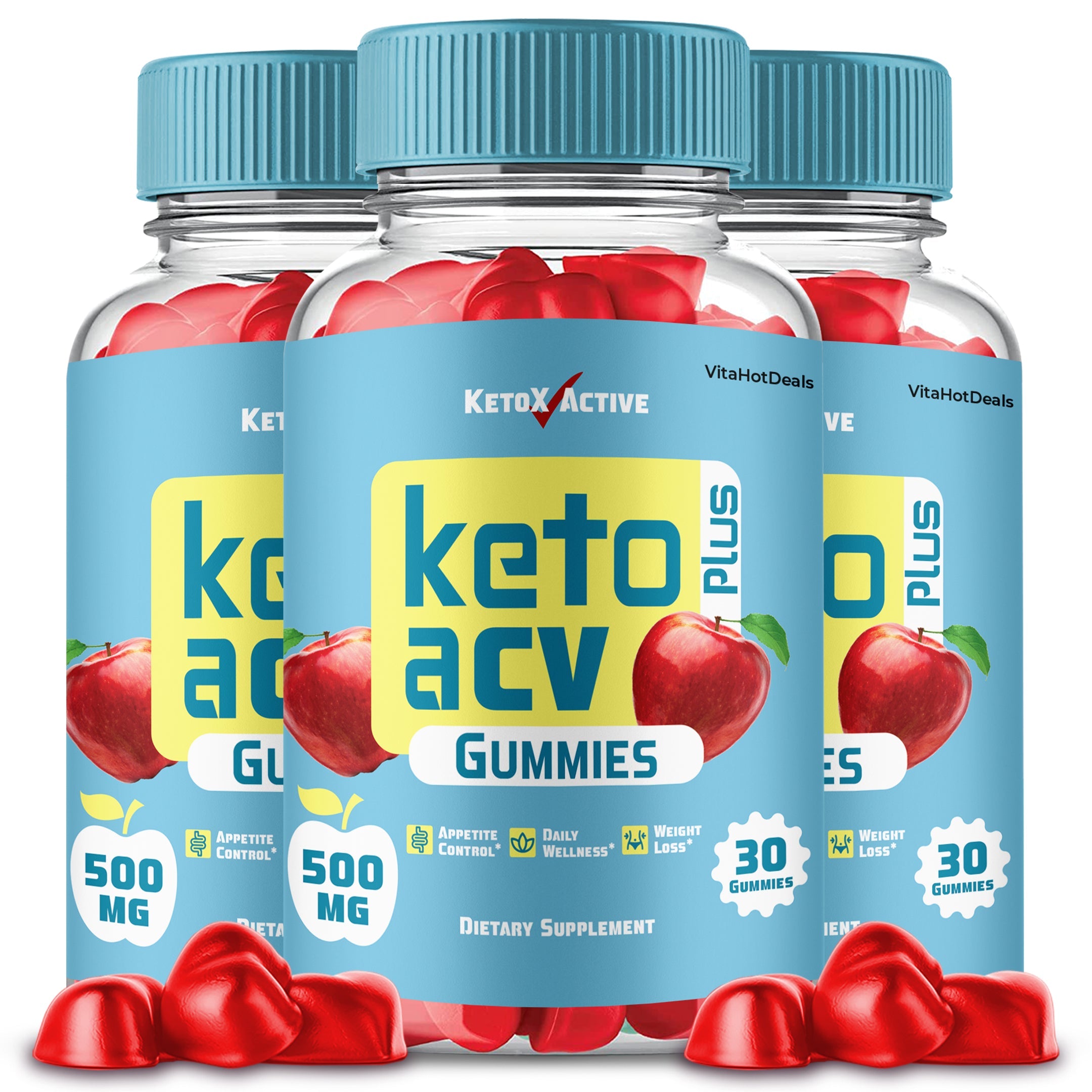 KetoX active ACV Gummies (3 Pack)