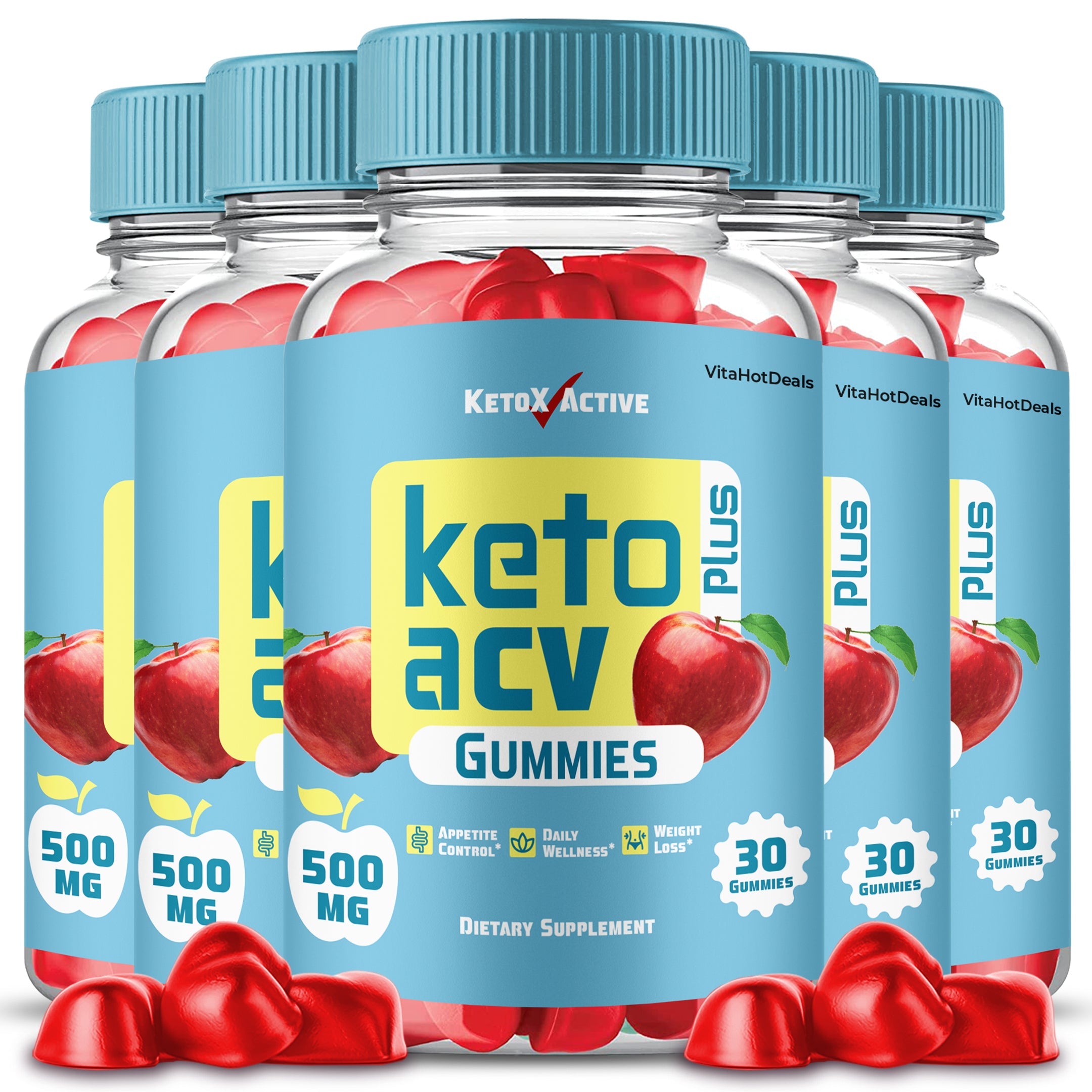 KetoX active ACV Gummies (5 Pack)