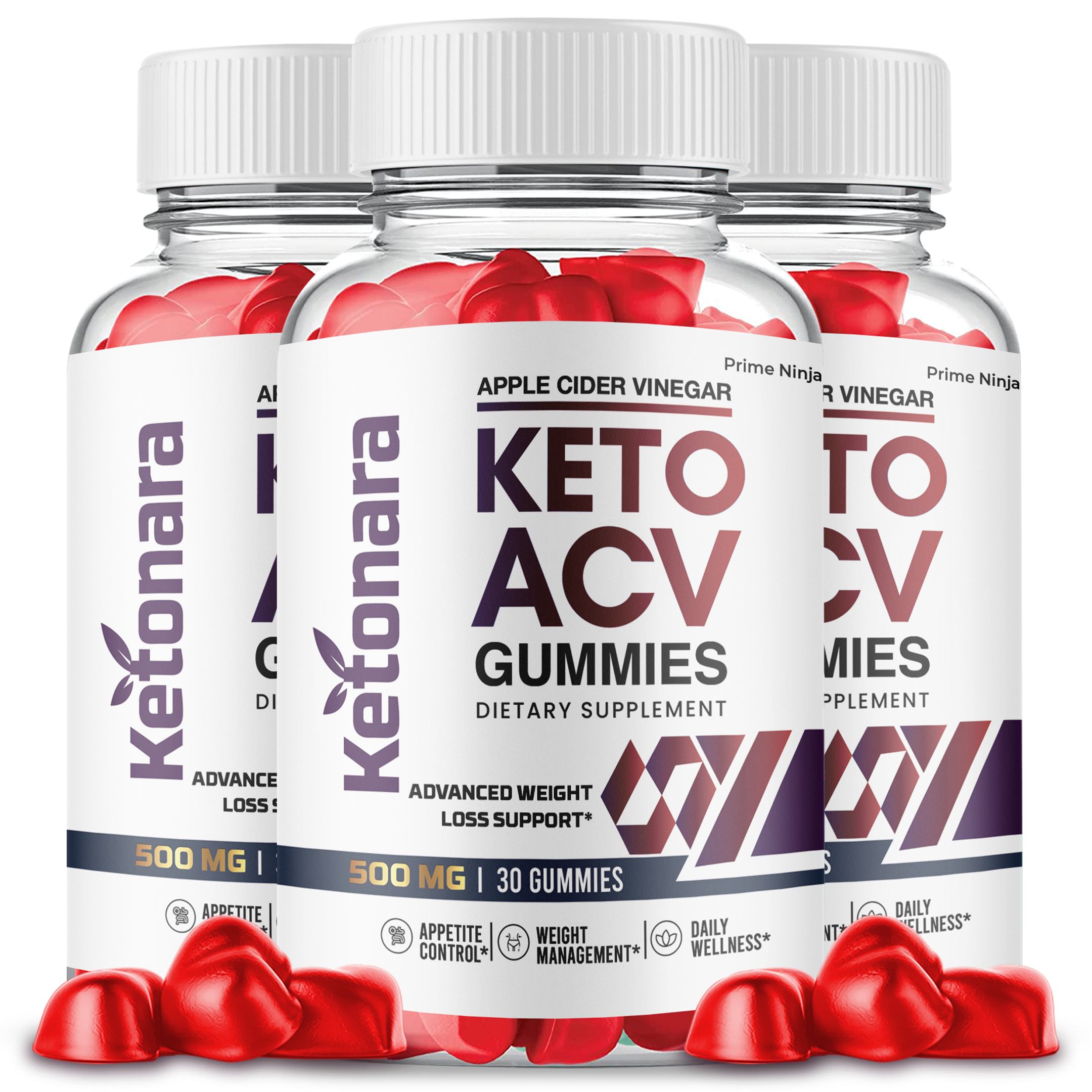 Ketonara Keto ACV Gummies (3 Pack)
