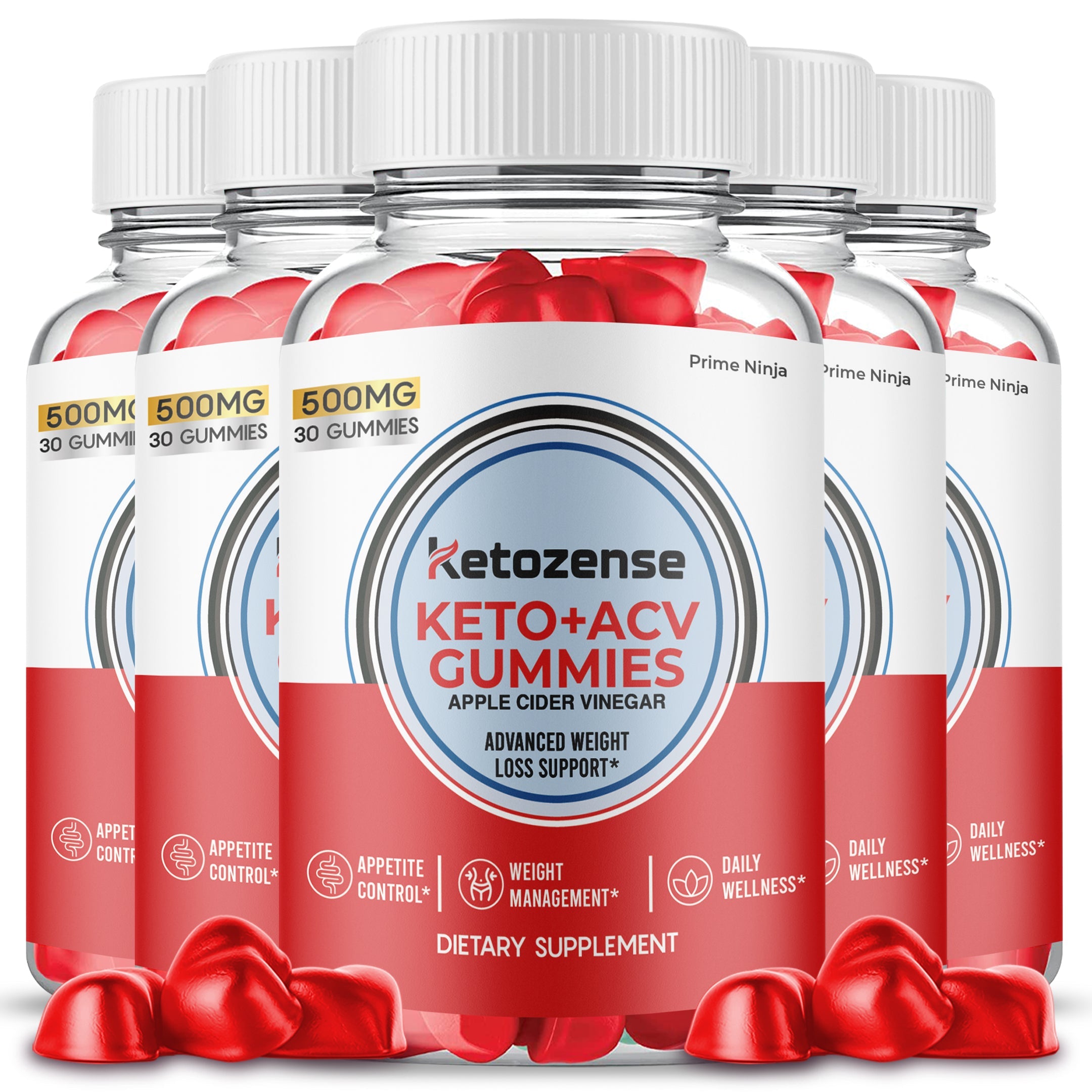 Ketozense Keto ACV Gummies (5 Pack)