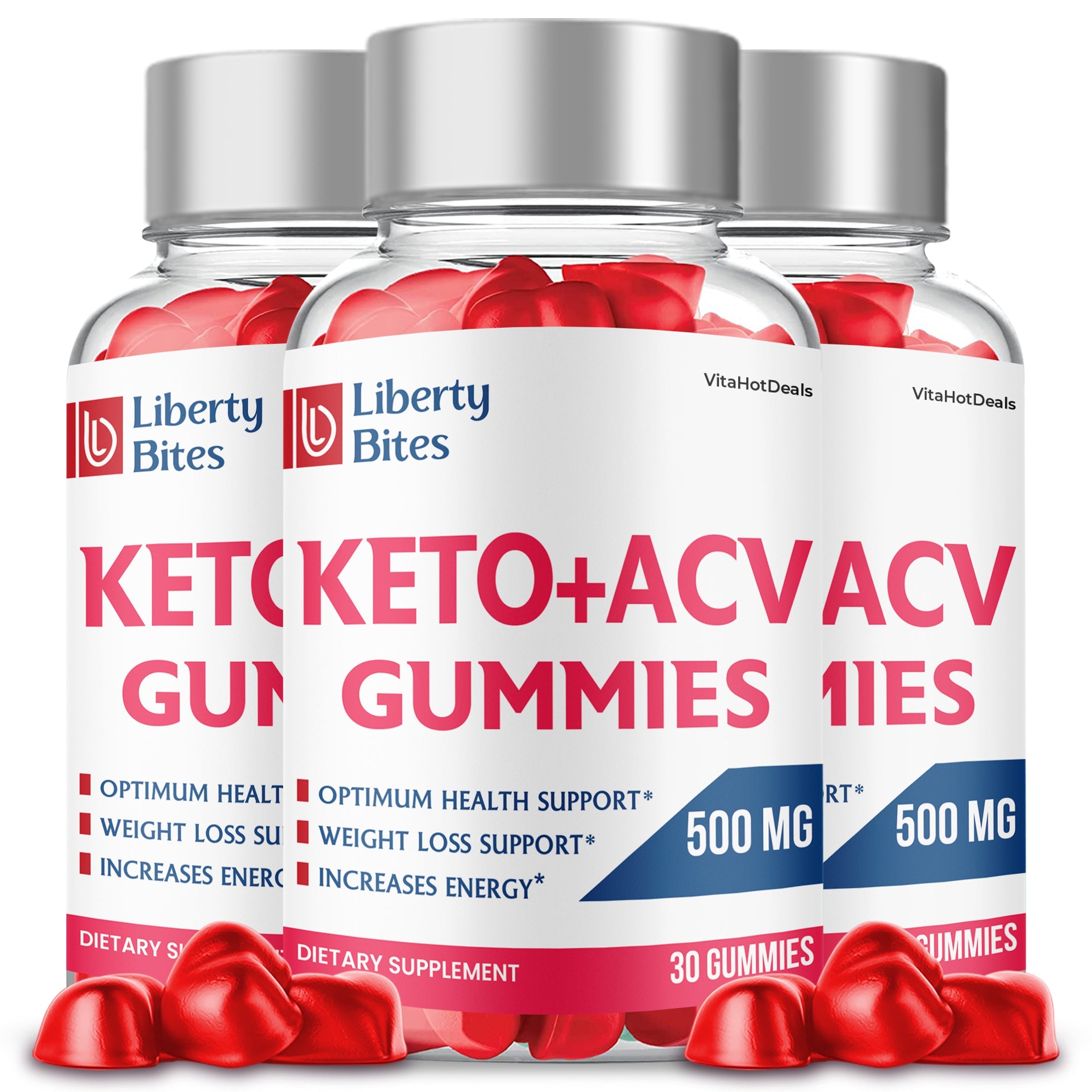 Liberty Bites Keto ACV Gummies (3 Pack)