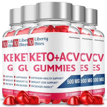 Liberty Bites Keto ACV Gummies (5 Pack)