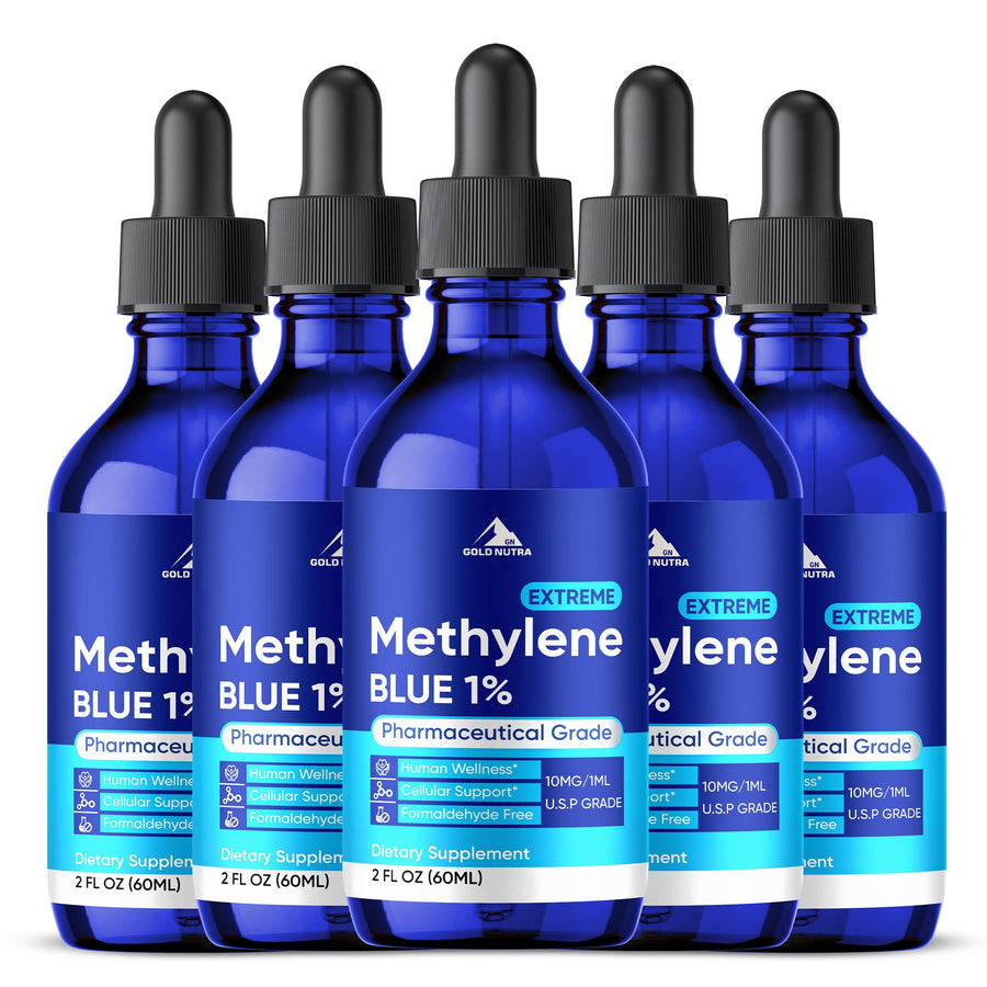 Methylene Blue 1% Drops (5 Pack) | Daily Formula