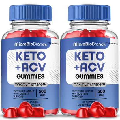 MicroBioBrands Keto ACV Gummies (2 Pack)
