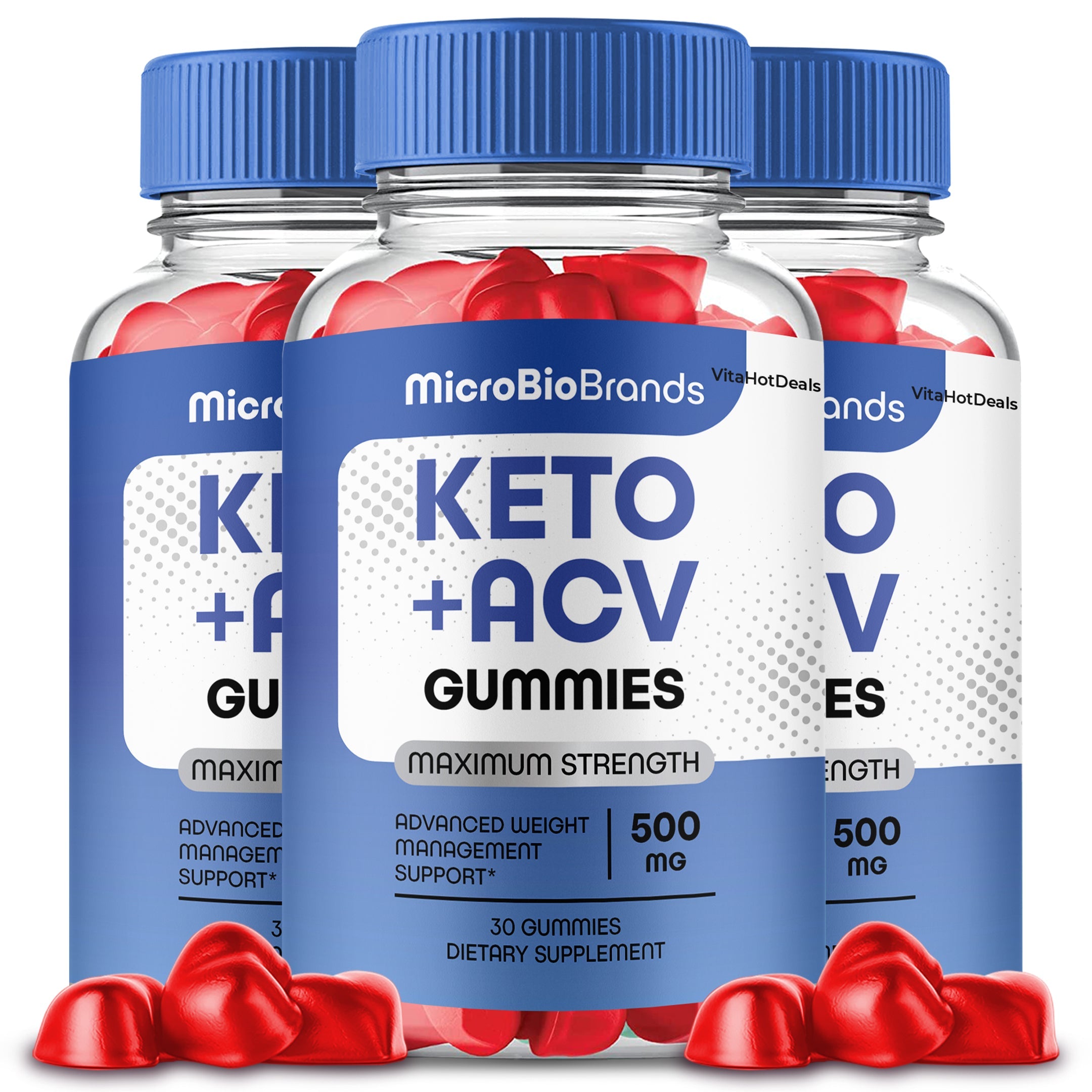 MicroBioBrands Keto ACV Gummies (3 Pack)