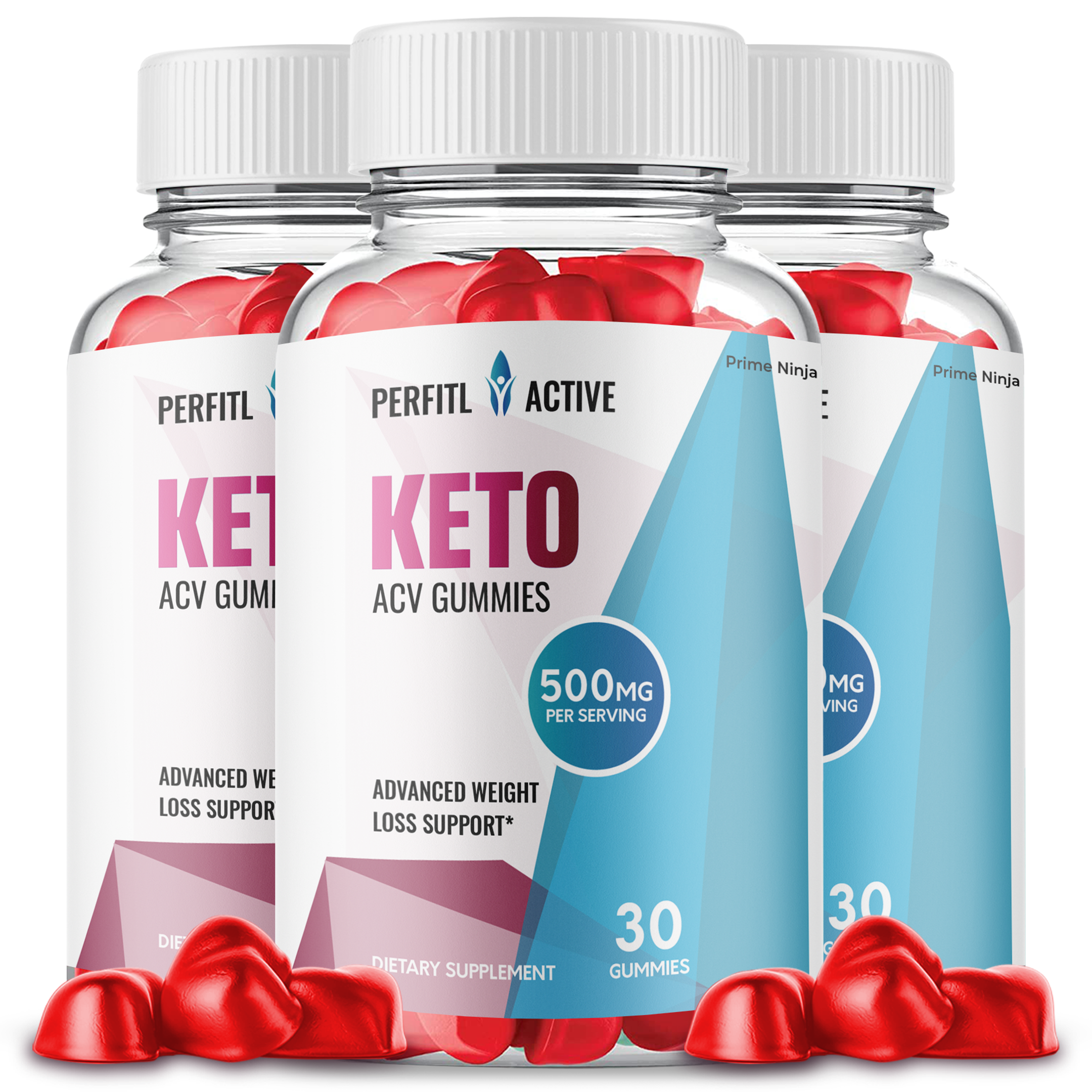 Perfit Active Keto ACV Gummies (3 Pack)