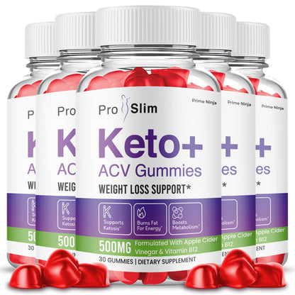 Pro Slim Keto ACV Gummies (5 Pack)