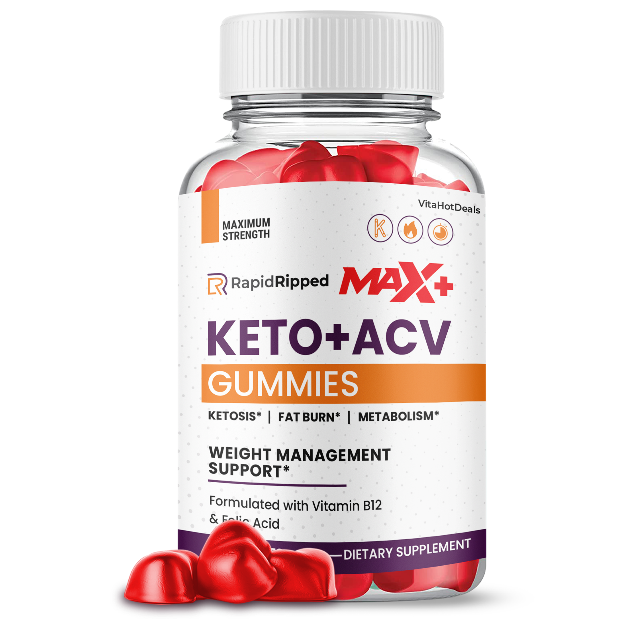 Extreme Power Rapid Ripped Keto ACV Gummies (1 Pack)