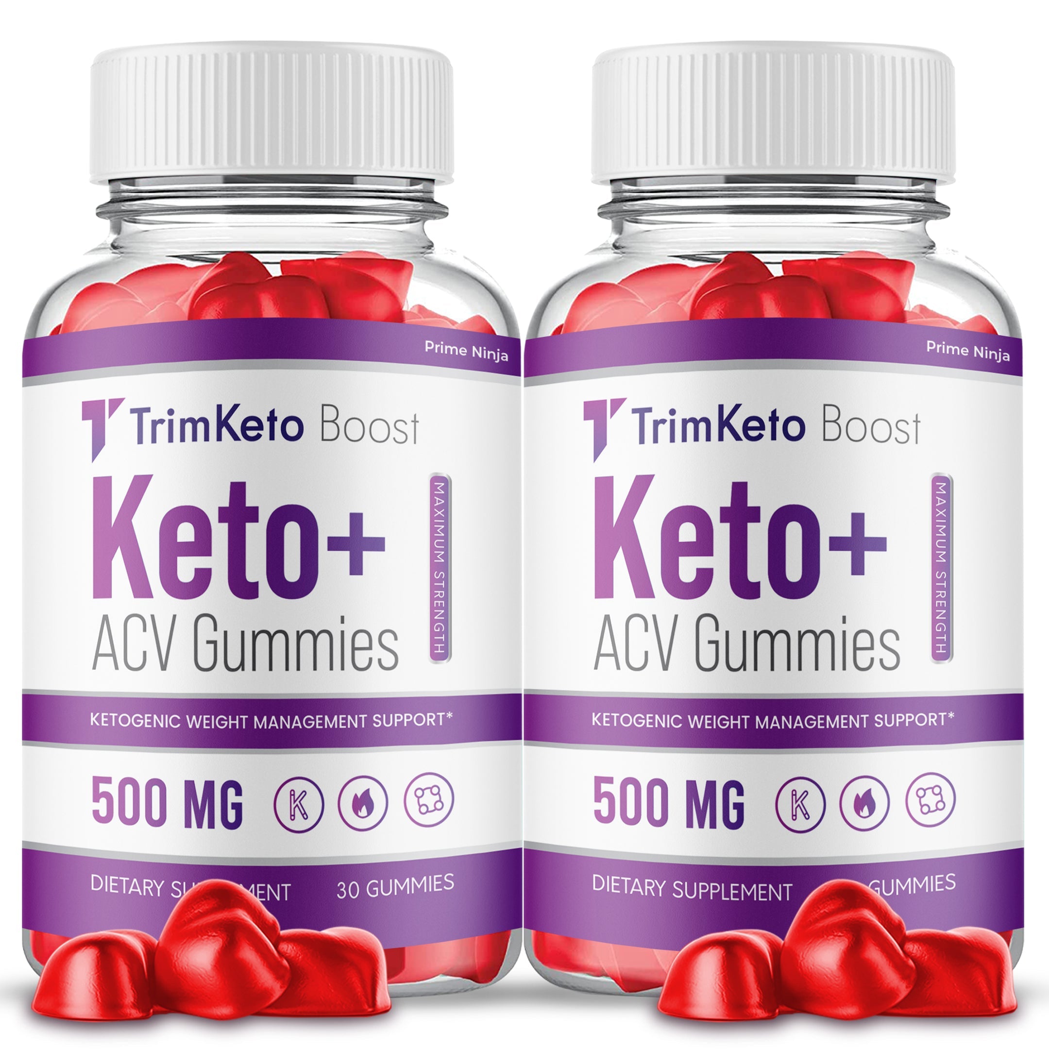 TrimKeto Boost Keto ACV Gummies (2 Pack)
