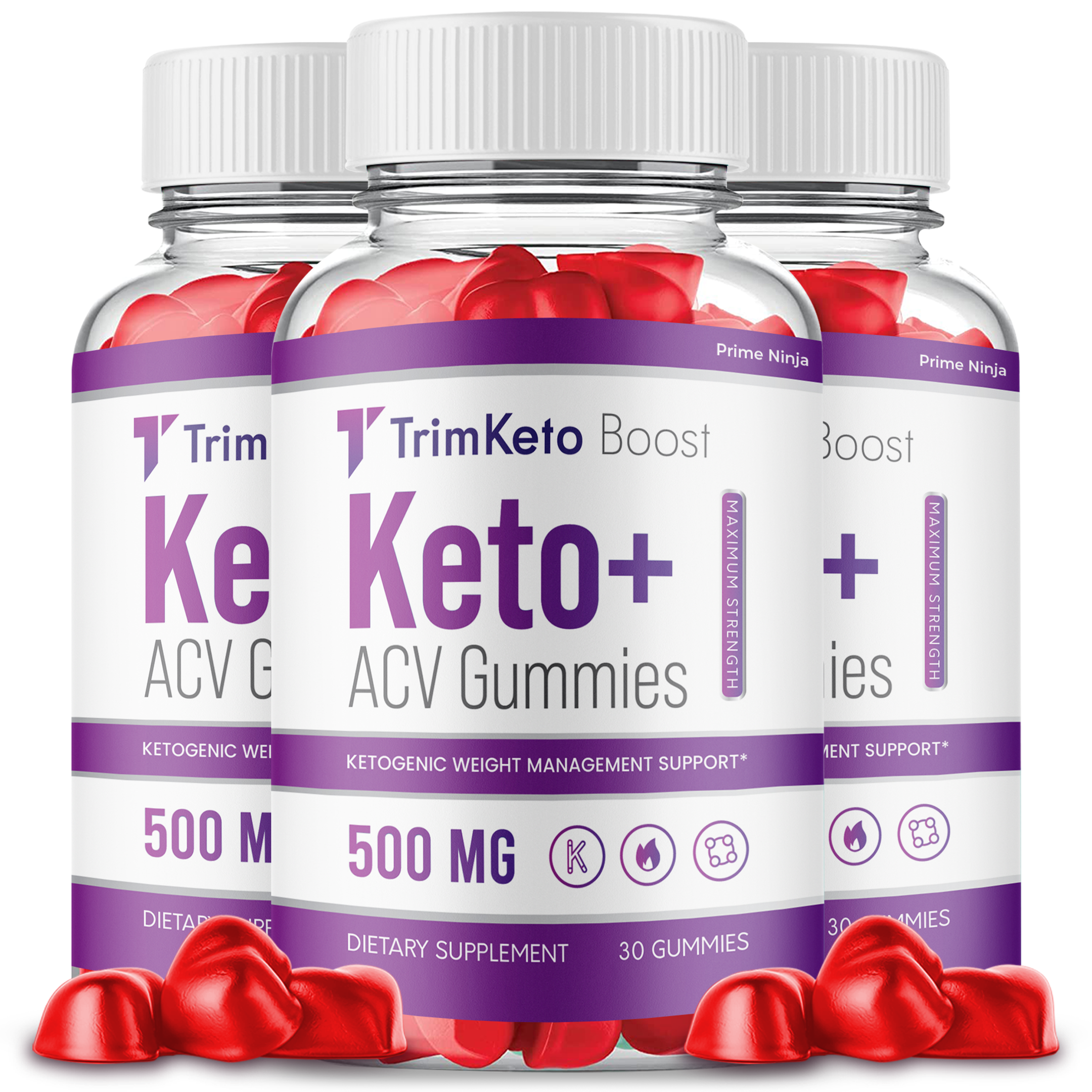 TrimKeto Boost Keto ACV Gummies (3 Pack)