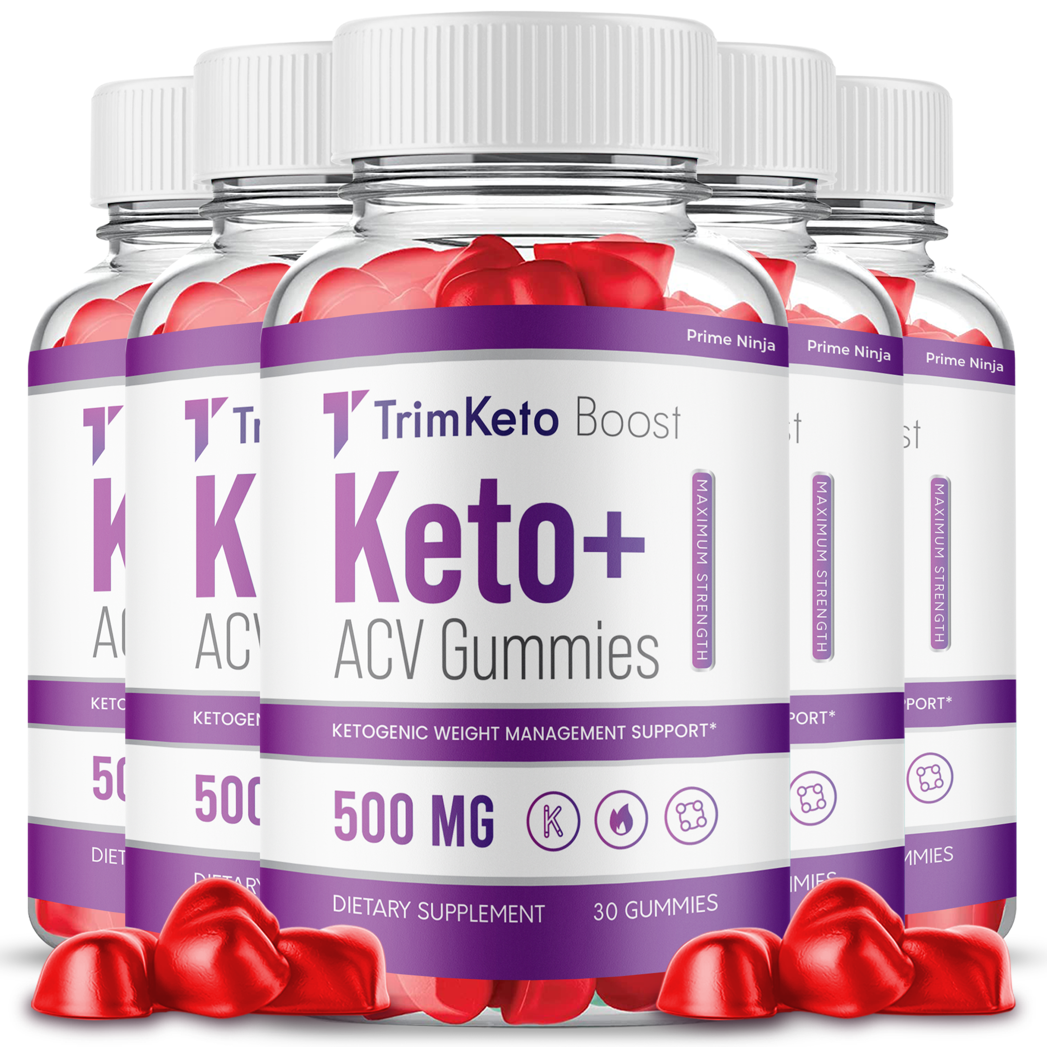 TrimKeto Boost Keto ACV Gummies (5 Pack)