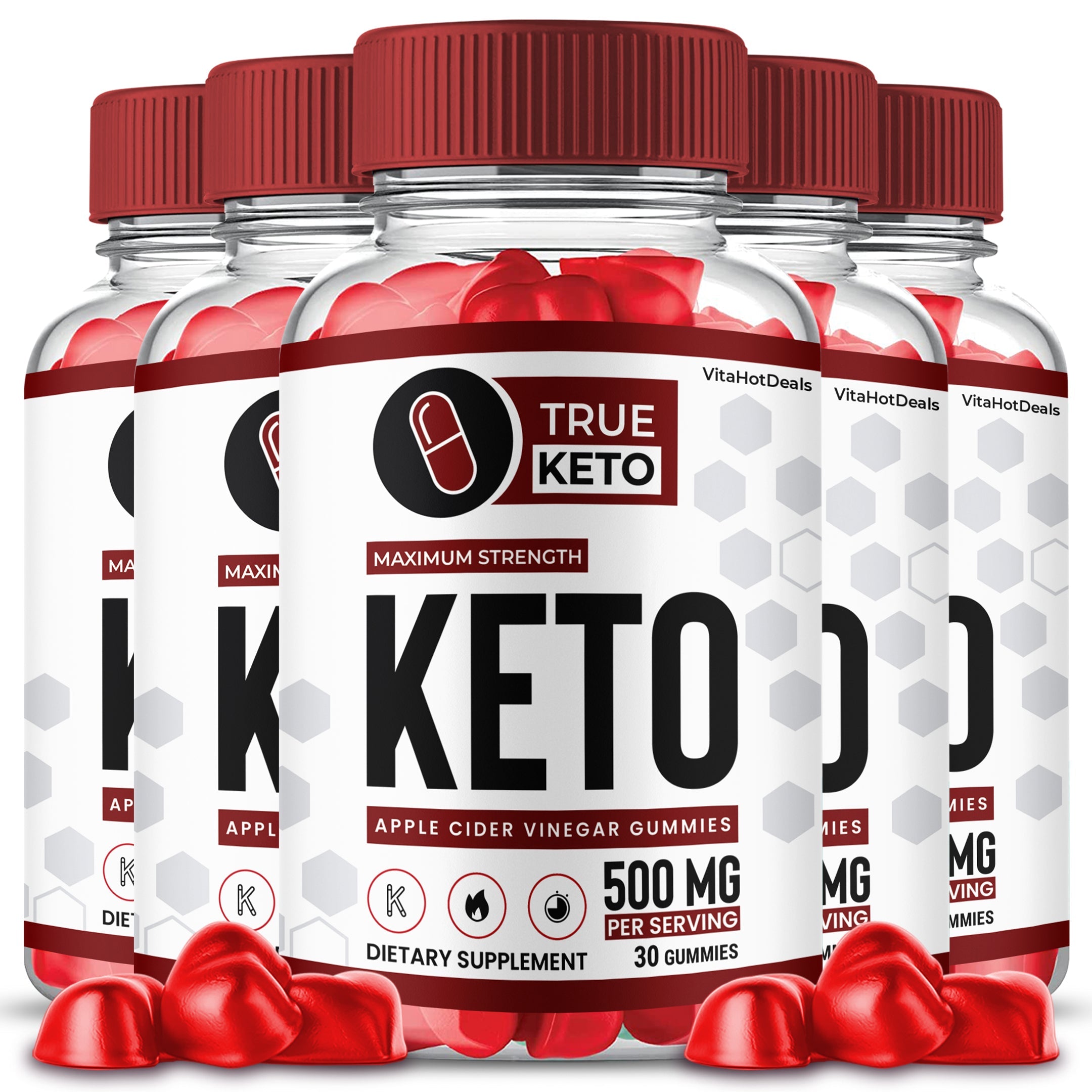 True Keto ACV Gummies (5 Pack)