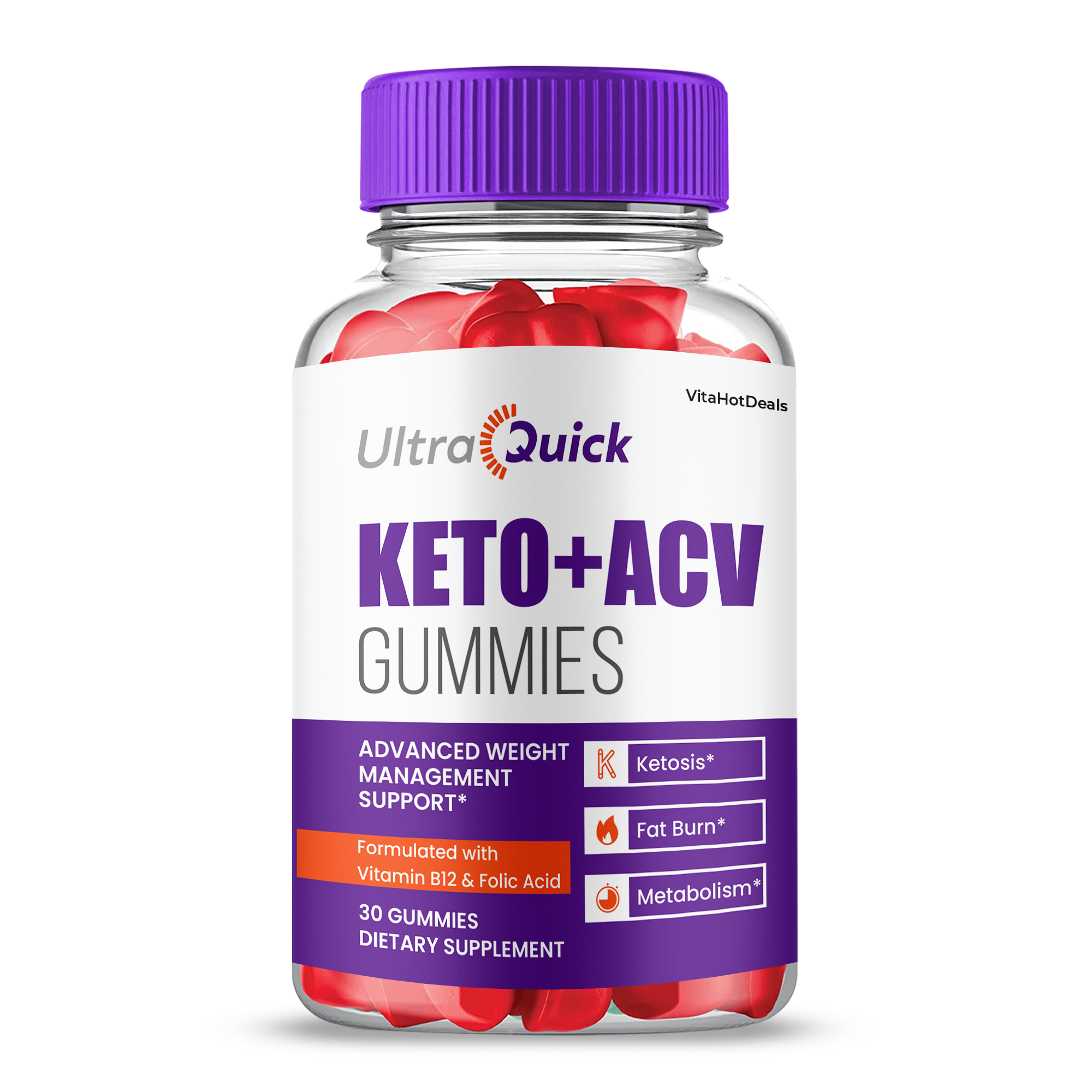 Ultra Quick Keto ACV Gummies (1 Pack)