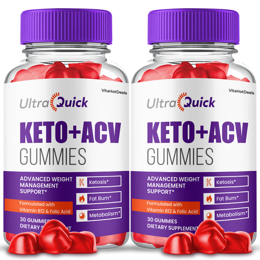Ultra Quick Keto ACV Gummies (2 Pack)