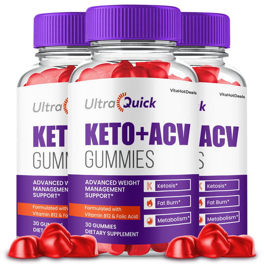 Ultra Quick Keto ACV Gummies (3 Pack)