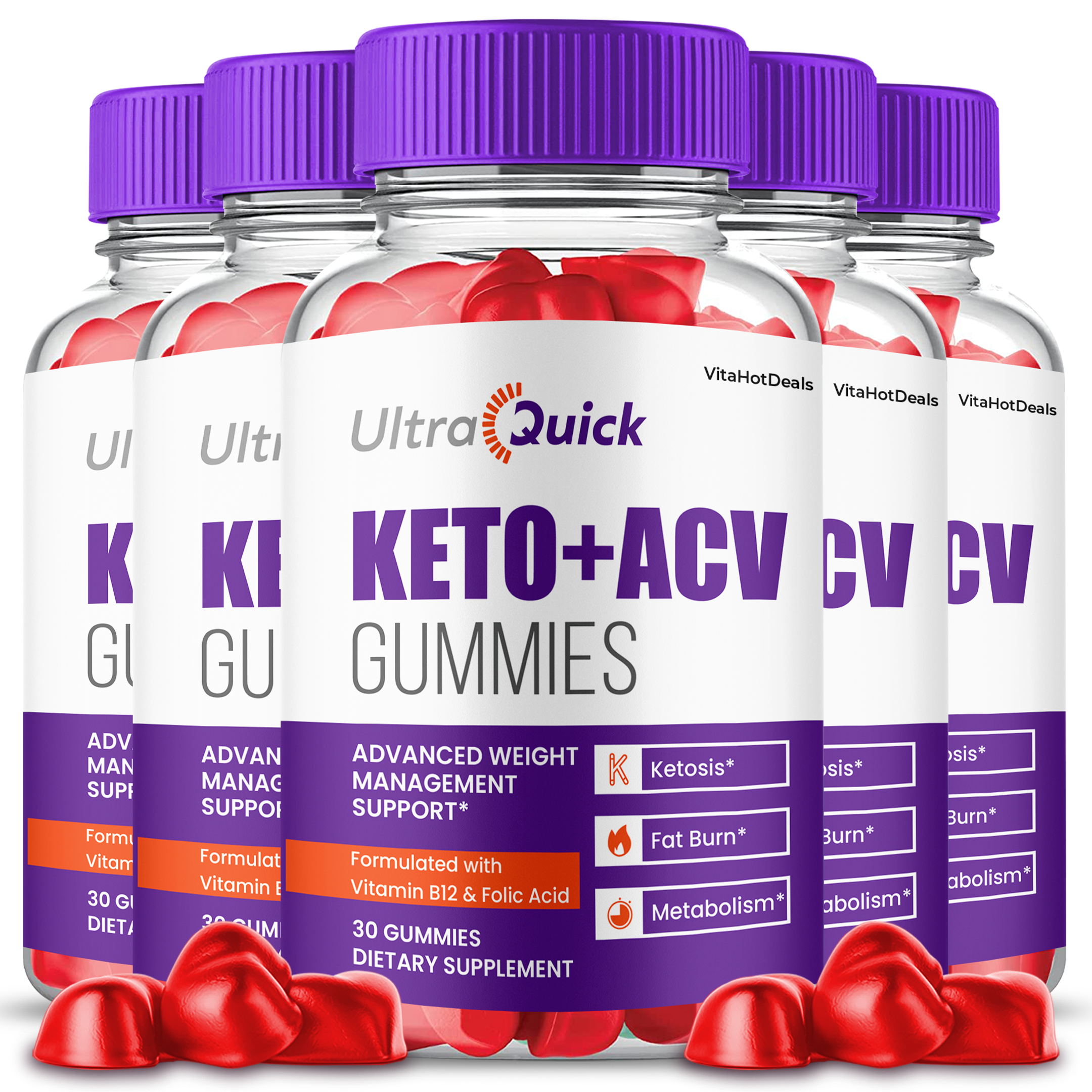 Ultra Quick Keto ACV Gummies (5 Pack)