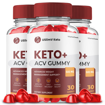 UslimV Keto ACV Gummies (3 Pack)