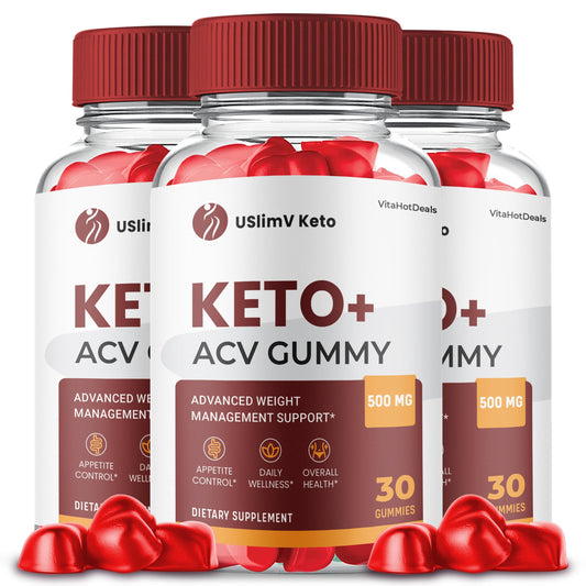UslimV Keto ACV Gummies (3 Pack)