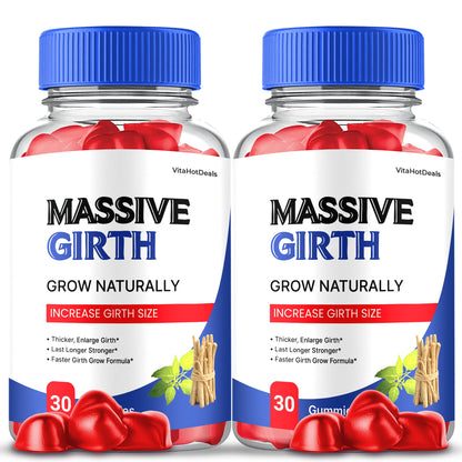 Massive Girth Gummies (2 Pack) | Daily Formula