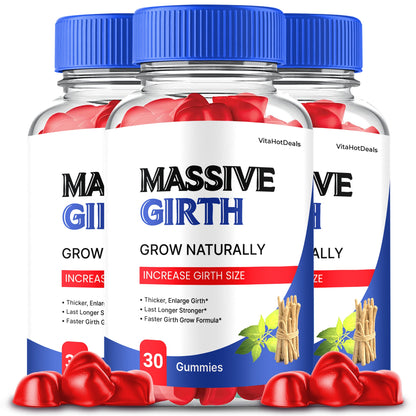 Massive Girth Gummies (3 Pack)