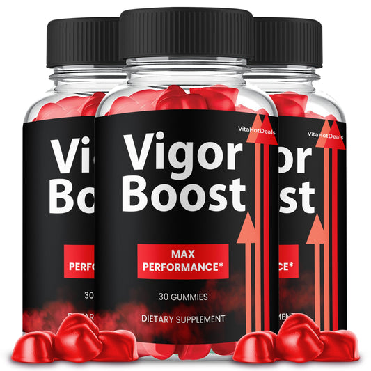 Vigor Boost Gummies (3 Pack)