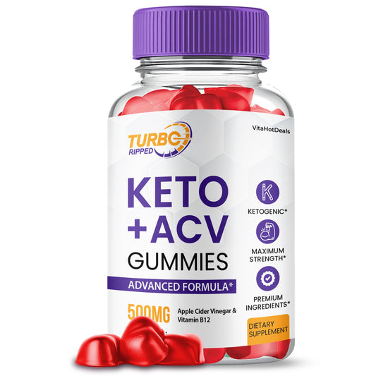 Turbo Ripped Keto ACV Gummies (1 Pack)