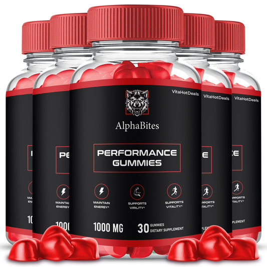 AlphaBites Male Performance Gummies (5 Pack)
