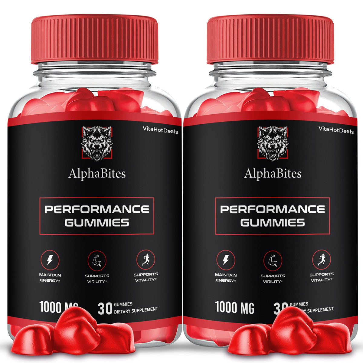 AlphaBites Male Performance Gummies (2 Pack)